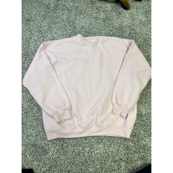 Syd n Mallory Pink Palm Trees Sweatshirt, Womens Sz L, MADE IN ENGLAND Oversized - Picture 6 of 7